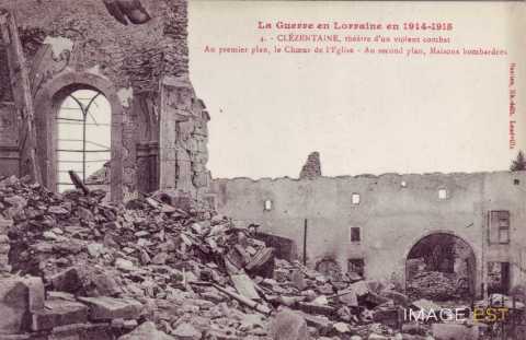 Eglise en ruines (Clézentaine)